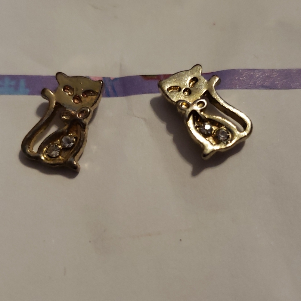 Cat earrings